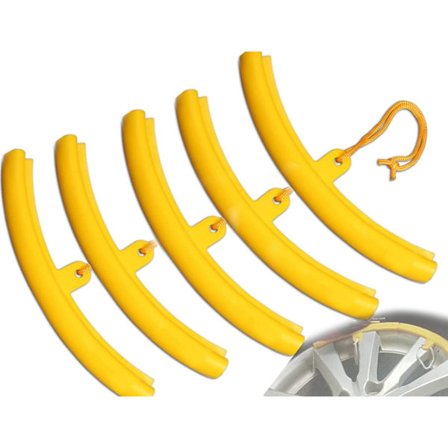 (22 cm) 5-pak dækmonteringsfælgbeskyttere - Til motorcykelfælge -