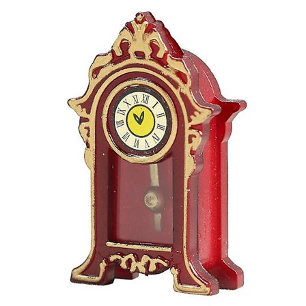 Ghyt Mini Vintage Kello Koriste Nukketalo Huonekalu Tarvikkeet Mini Talo Kohtaus Koriste Miniatyyri Väärennetty Heiluri Simuloitu Kello