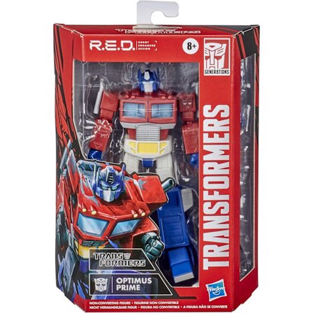 Transformere R.E.D. G1 Optimus Prime, Megatron & Soundwave Action Figurer - Samlelegetøjssæt