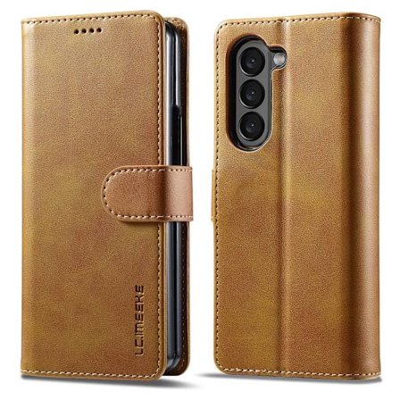 LC.IMEEKE Pungetui Samsung Galaxy Z Fold 5 Cognac