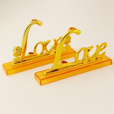 Alla hjärtans dag kreativa aluminiumfolie Rose Gold Lasting Eterna