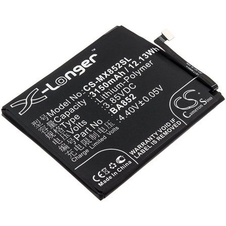 Batteri till SmartPhone, Mobil för Meizu X8, X8 Standard Edition m.fl.