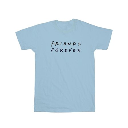 Friends Dam/Kvinnor Forever Logo Bomull Boyfriend T-Shirt XXL