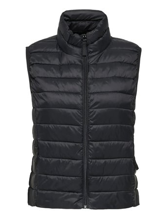 Onltahia Lw Quilted Waistcoat Otw Noos Black ONLY