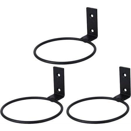 Sæt med 3 blomsterpottevægbeslag