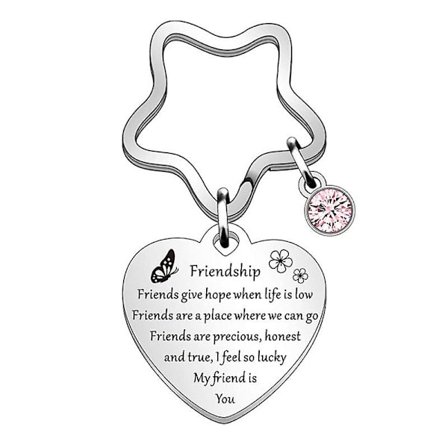 Vennskapsgaver til kvinner bursdag inspirerende nøkkelring vennskap nøkkelring for venner gaver