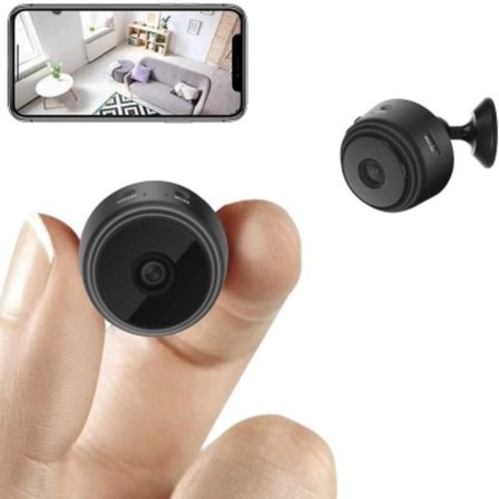 1080P Mini Overvågningskamera WIFI & Nattesyn