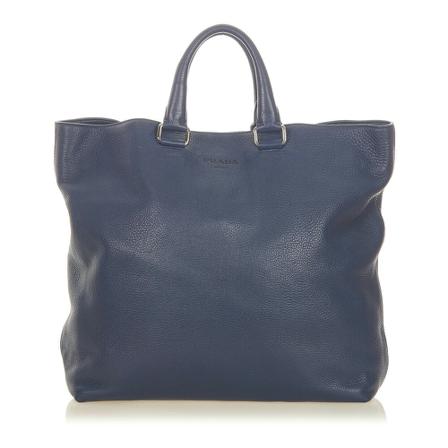 Prada Vintage, Pre-owned Handbag Blauw, Dames, Maat:ONE Size