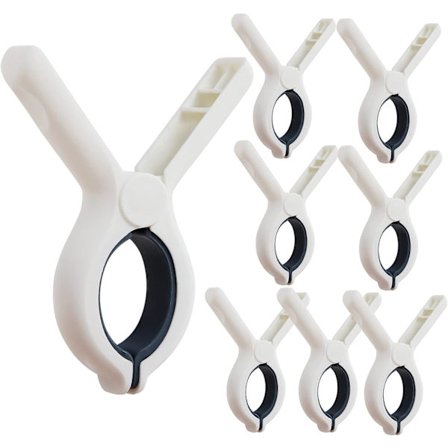 8 st klädnypor för quiltning, torkning, plastklädnypor, strand, pool