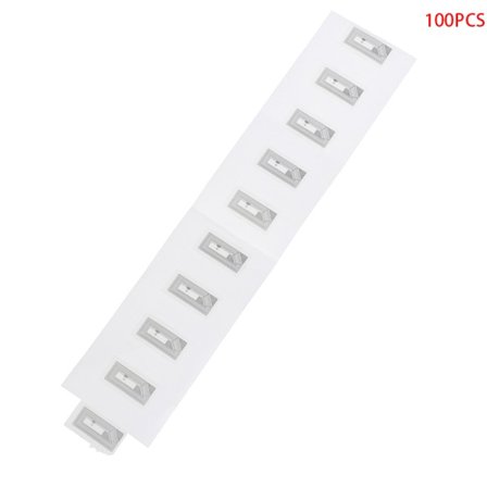 100 stk NFC Chip Ntag213 Klistremerke Våt Inlay 2*1cm 13,56MHz RFID N Hvit 100STK