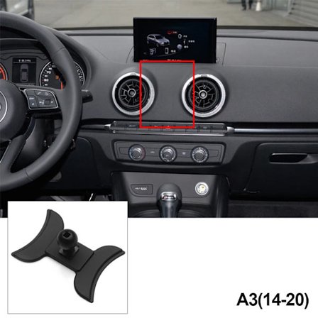 Dedikerad telefonhållare monteringsfäste för samlokalisering Audi A1 A3 A4 A5 A6 Q3 Q5 Q7 2016 2017 2018 2019 2020 2021 2022~01776