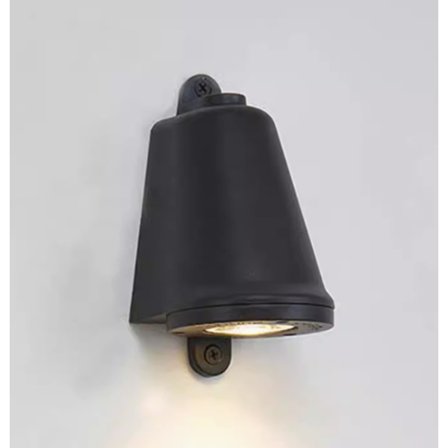 Vägglampa utomhus korridor entré balkong uppladdningsbar gjuten aluminium hästsko spotlight