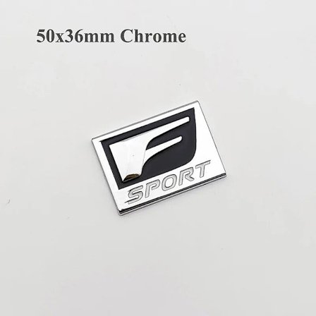 3D metallisk svart rødt logo F SPORT emblem FSPORT navneskilt bil fender merke bagasjerom klistremerke for Lexus F SPORT klistremerke tilbehør