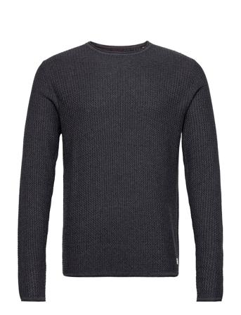 Jprblucarlos Knit Crew Neck Noos Neulepaita Pyöreä Kaula-aukko Sininen Jack & J S