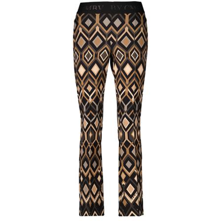Cambio, Flared broek Zwart, Dames, Maat:S