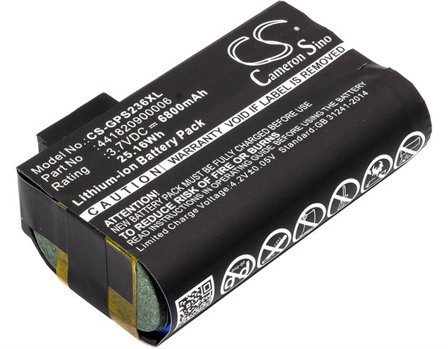 Batteri till Streckkodsläsare för Getac PS236, PS336, PS236C