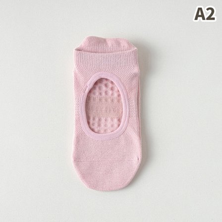 1 Par Pilates sokker til kvinder Rygfri Anti-Slip Åndbar Yoga So