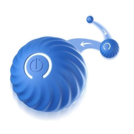 Smart Ball Interaktive Hundeleker | Aktiv Rullende Hundeball, Slitesterk Automatisk Hundeball i Silikon