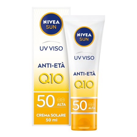 Nivea Sun Uv Viso Anti-età Fp50 Crema Solare Viso Antirughe E