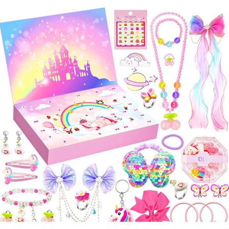 Julekalender til piger - Enhjørningegaver til piger Julekalender 24 dages overraskelsesgaver til datter 4