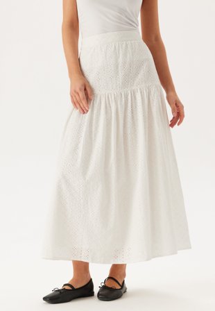 SELECTED-Slfhannah Mw Long Broderi Skirt-42