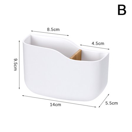 Väggmonterat förvaringsställ Multifunktionsförvaringsbox Fjärrkontroll Con