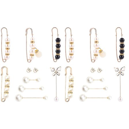 20 st Kjolfåll Modifiering Pin Midja Retractable Pin Justerbar Brosch