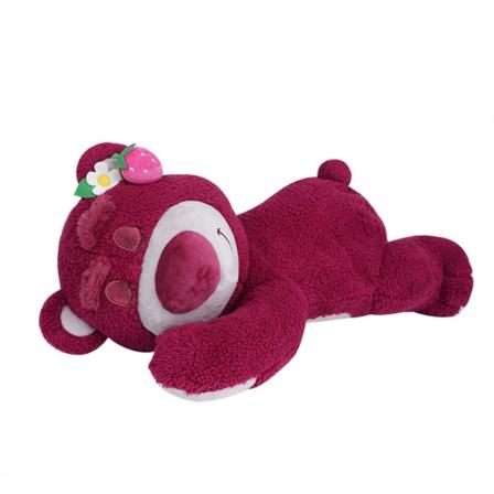 Lotso Strawberry Bear Säng stoppad leksak Härligt sovande ansikte Kram björn Filt Docka Present strawberry bear 50cm