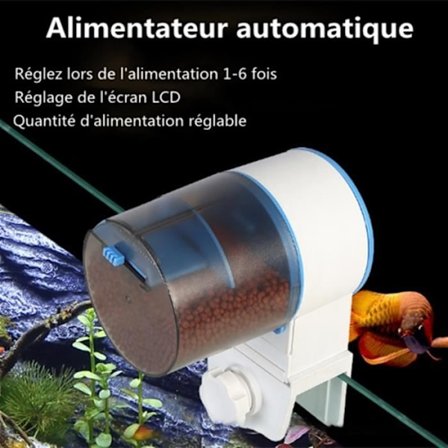 Automatisk fiskefôringsmaskin, automatisk akvariefôringsmaskin