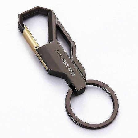 Bilnøkkelring Nøkkelkjede Business Nøkkelring For Menn, Svart