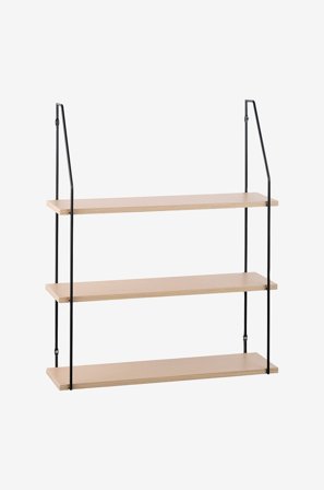 Day - Vägghylla Med 3 Hyllplan 50X60,5X15Cm - Svart - Vegghyller - Fra Homeroom