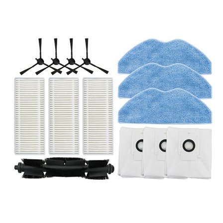 Roborock Roborock S8 Plus -varaosat, tarvikkeet, pääsivellin, Hepa-suodatin, moppiliina, pölypussit