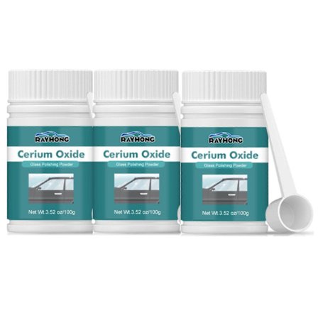 Dybe Rids Fjerner, Reparationsglas Poleringssæt Ceriumoxid Pulver 100g