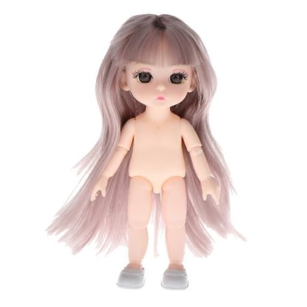 Valkoinen Iho 13 Niveltä Joustava Nuken Vartalo DIY Osat 16cm BJD Lelu Tyyli