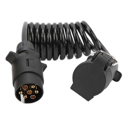 Tilhengerplugg Skjøteledning Kontakt Strømforsyning Ledning Plugg 2 Meter 7 Pin Europeisk Standard