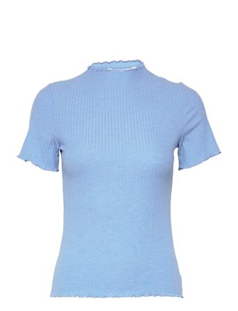 Onlemma S/S Highneck Top Jrs Blue ONLY