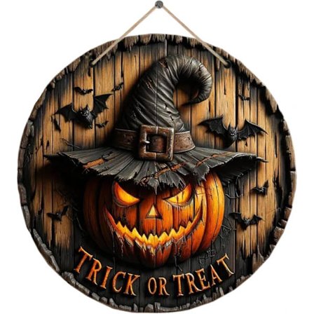 Halloween-roikkuva noita | Puinen noita luurankorungolla, puinen koriste pihalle, nurmikolle, ovelle, ikkunalle