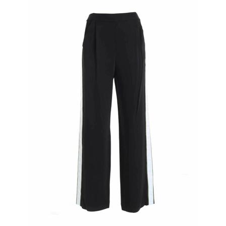 Karl Lagerfeld Cady Bukser logo Tape Sort, Dame