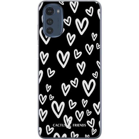 Yhteensopiva Puhelinkuori Motorola Motorola Moto E32s Cactus and Friends - Handdrawn Love Chaos