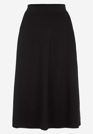 Soyaconcept - Superblød jerseynederdel i sort til damer i størrelse M (40) - Cellbes