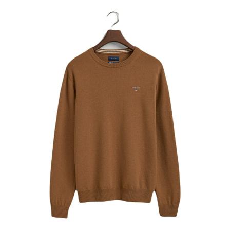 Gant - Stickade Tröjor - Brun - Herr - Storlek: 3xl, Herr, Storlek: 3XL