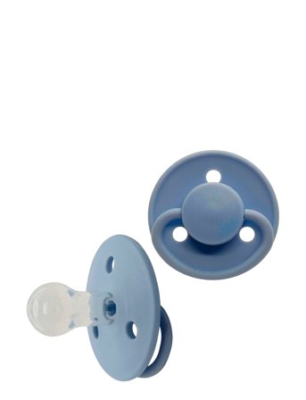 Mininor Round Pacifier Silicone - Blue - 6 M