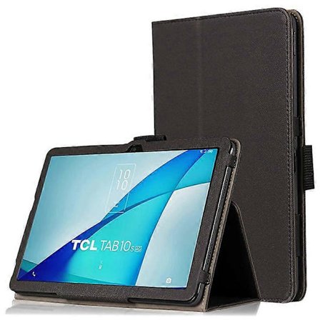 PU-Lær Tabletveske for TCL NxtPaper 10s, Hudvennlig Stativ Full Beskyttelse Tablet Cover