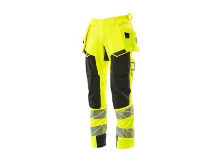 MASCOT Varselbyx hantv stretch kl 2 gu/sv 90c48 - Lyreco - Arbetskläder - Varselkläder - Varselbyxor