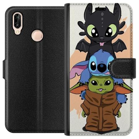 Huawei P20 Lite Plånboksfodral Lilo And Stitch