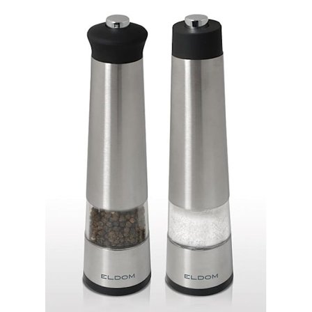 Eldom kvarn inställd två Elektrisk salt pepparkvarn