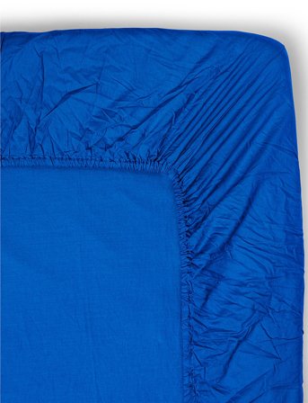 Midnatt Fitted Sheet Siesta - Blue - 120X200CM