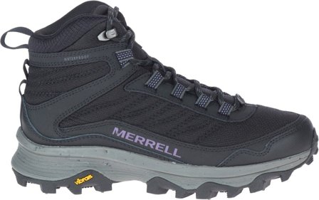 Merrell Moab Speed Thermo Mid WP Spike nastalliset naisten talvikengät, musta