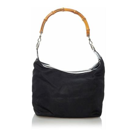 Gucci Vintage, Pre-owned Shoulder Bag Zwart, Dames, Maat:ONE Size,nylon