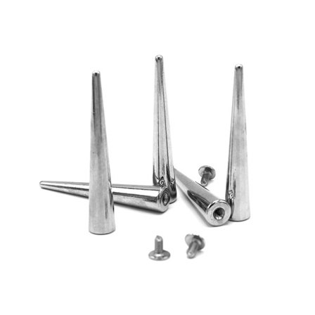 LANG NITAR Sølvfarvet 10 stk